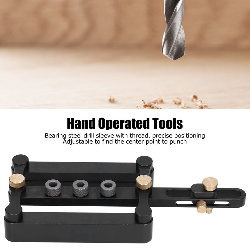Self Centering Doweling Jig Round Dowel Accurately Positioned Hand Operated