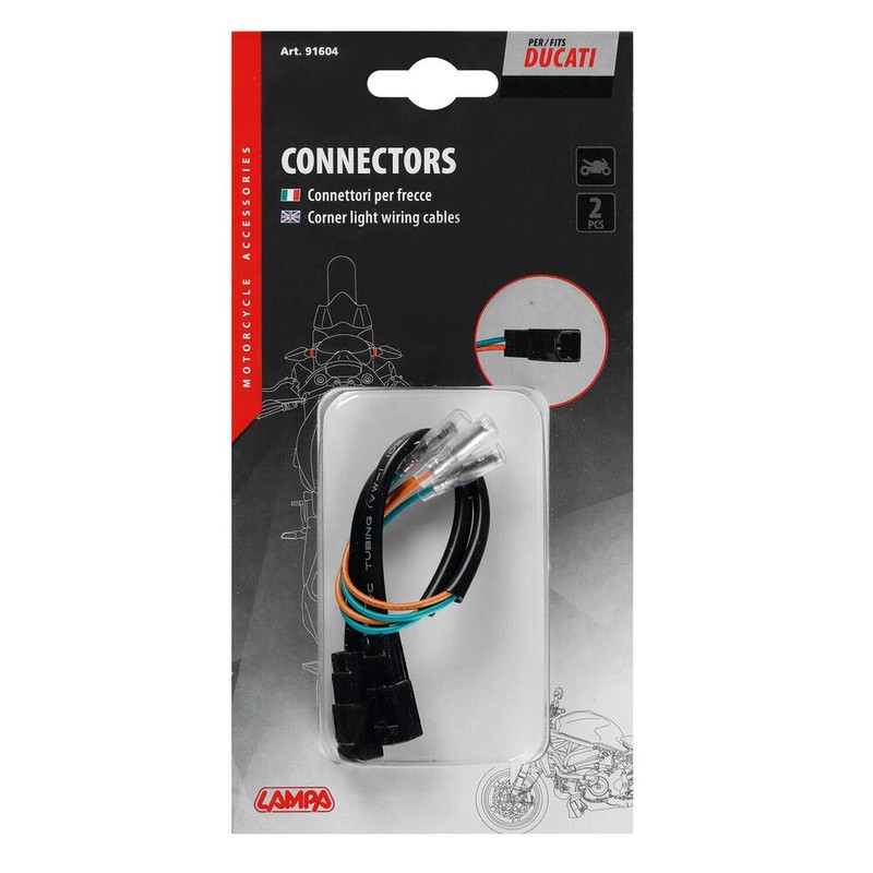 Lampa Ducati 91604 Indicator Connector Pack of 2