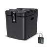 MOMIRAC Large Under Seat Storage Box Holder for Polaris Ranger
