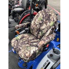 Durafit Seat Covers, Seat Covers for Tractor New Holland Workmaster 25S in Automotive Fabrics, Camo and Solids (NH01) (DS1)