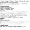 Marine (Fish) Collagen 1000mg & Vitamin C 20mg 360 Tablets