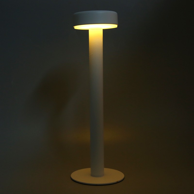 Cordless Table Lamp Modern Style Touch Control Stepless Dimming Rechargeable