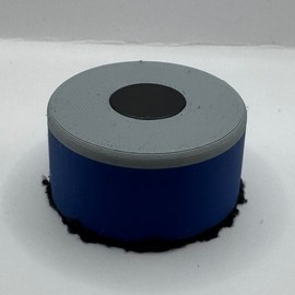 Luna's Ball Washer - Magnetic 3D Printed Golf Ball Washer Compact Portable Device for Quick Cleaning on Golf Balls, Magnetic Design for Easy Attachment:_Cobalt