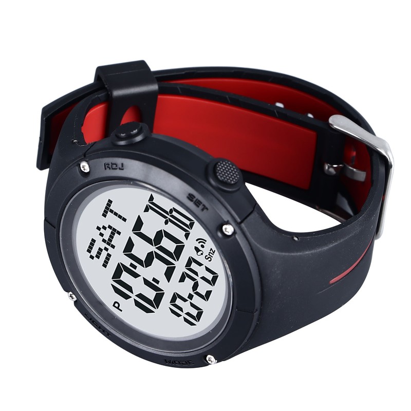 Digital Sports Watch Alarm Stopwatch Timing Waterproof Electronic Wrist Watch