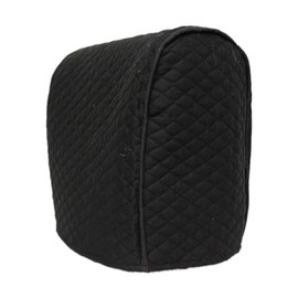 Simple Home Inspirations Quilted Cover Compatible with Kitchenaid Mixer (Black, Lift)