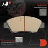 A-Premium Front Ceramic Disc Brake Pads Set Compatible with Honda