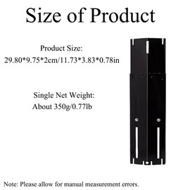 Barbecue Heat Plate, 4 Pack Universal Adjustable BBQ Heat Plates Gas Grill Heat Shields Tent, Heavy Duty Heat Shield for Most Gas Grill