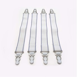 Fresh Ideas Bed Sheet Straps, 4-Pack