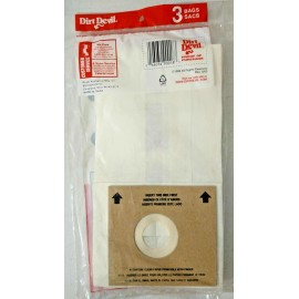 Dirt Devil Upright Deluxe & MVP Model Style C Vacuum Cleaner Bags 3 Pack New