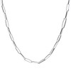 Sears snj125-45 Navajo Chain Necklace, Silver, 925, Width 0.14 inches
