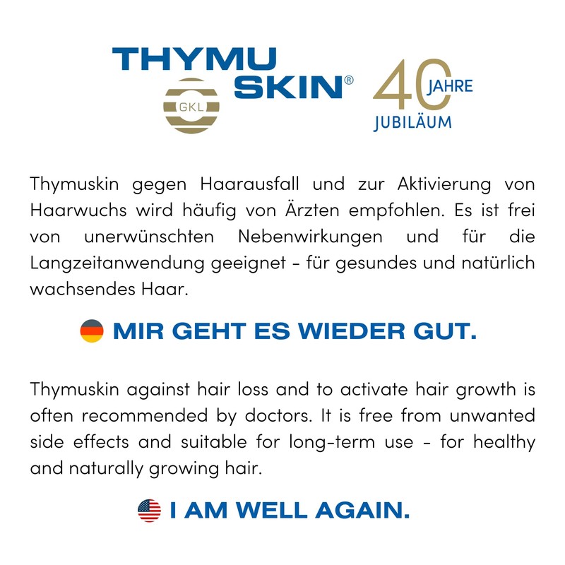 THYMUSKIN Sensitive Serum Gel: For diffuse hair loss and small,