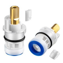 Enhon 2Pack Faucet Cartridge Replacement for RP47422, Faucet Repair Kit Compatible with 2 Handle Victorian Faucets Only, Faucet Stem Replacement Compatible with Delta Two Handle Ceramic Stem Cartridge