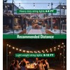 Tigerden 10Ft String Light Poles for Outside, Adjustable Metal Poles