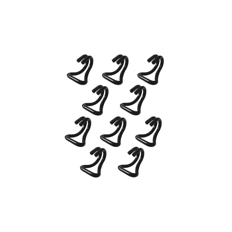 SNAP-LOC E-Track Strap Slip-On Hook Adapter 10-Pack, Logistic Tie-Down for