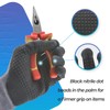 Mustbau 12 Pairs Black Touch Screen Work Gloves Men Nitrile