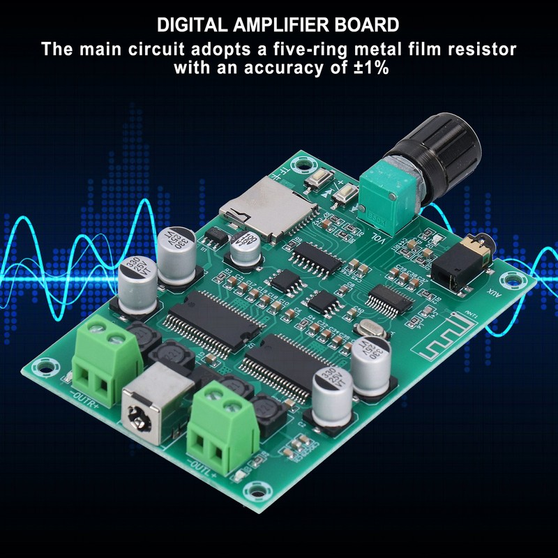 Amplifier Module 2-Channel for Bluetooth 5.0 Digital Potentiometer Module XH-A354