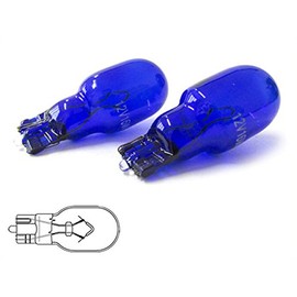 Carall 2 PCS Car Halogen Bulbs T15 W16W 12V 16W Super White, For Reverse Lights Car Bulbs, Xenon Effect, Beam Low/High Beam Fog Light Replacement