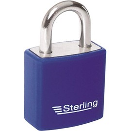 Sterling APL022P APL Padlock, Red/Blue, 20mm