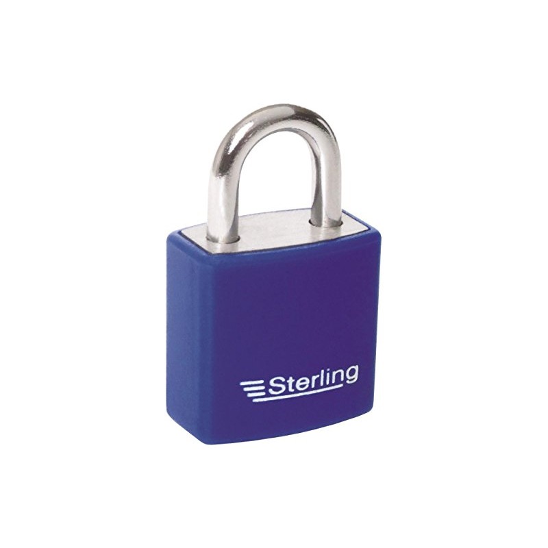 Sterling APL022P APL Padlock, Red/Blue, 20mm