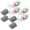 BAZZ WFDISK400WX4 Slim Disk Colors Smart Home Wi-Fi RGB LED