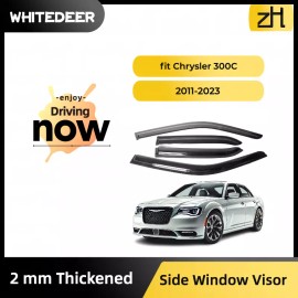 ZH Fits for Chrysler 300C 2011-2023 Window Visor Rain Sun Rain Deflector Guard