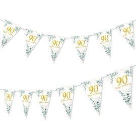 Capaneus Decoration 90th Birthday Man Woman Green Gold