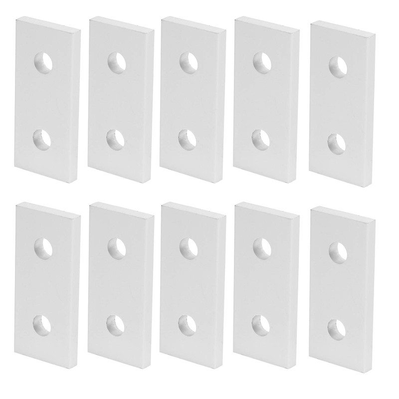 10Pcs Joining Plate Aluminum Flat Connecting Reinforcement Vertical Connection Tool
