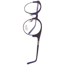 Guess GU3025 51002 Glasses Frame GU3025 002 Round Glasses Frame 51, Black, Black (Nero Opaco)