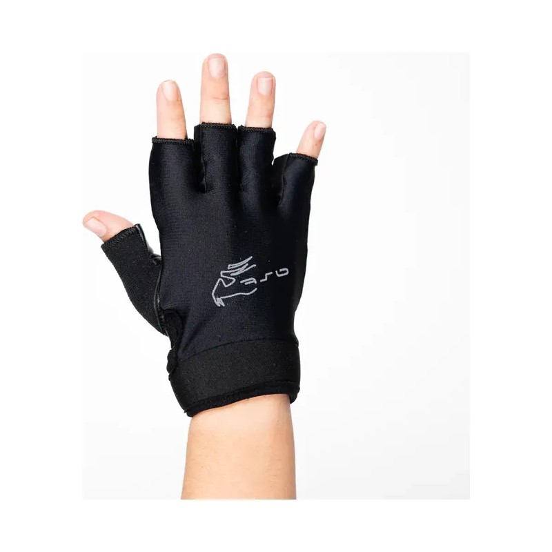 Guantes Cabra Gym Aerofit Negro Mujer Piel