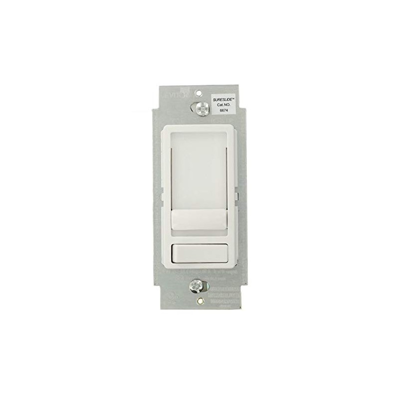Leviton SureSlide 6674 - Single Pole/3-Way - Dimmable CFL and