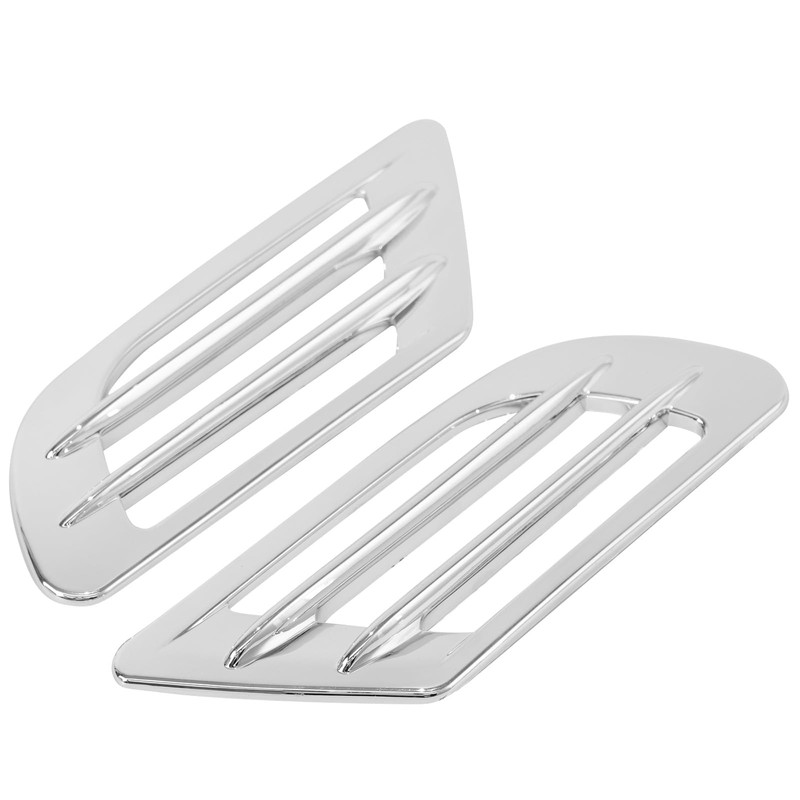 TOTMOX 2Pcs Car Air Flow Fender Side Vent Decoion Sticker,