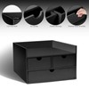 Charmewooden desk organizer with drawers countertop drawer organizer Tabletop Storage