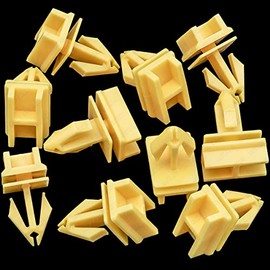 Rexka 10pcs Yellow Front Wheel Arch Molding Clip W790383-S900 for Ford F150 2015-2020 F-150 W790383S900