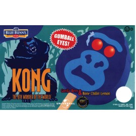 Blue Bunny 2006 Blue Bunny King Kone Gorilla Face Bar Ice Cream Truck Sticker Decal 8"x5"