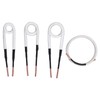 4PCS Induction Heater Coils 3.0mm Brass Core Electric Heat Induction