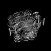 Ruimou 20Pcs Pleated Shade Hold Downs Spool Tensioner for Window