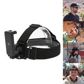 Wearing Accessories Camera Head Strap Multipurpose Adjustable Cellphone Selfie Head Mount Strap for Smart Phones Action Camera