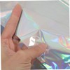 Ciieeo 2pcs Iridescent Tablecloth Rectangle Table Cover Party Supplies for