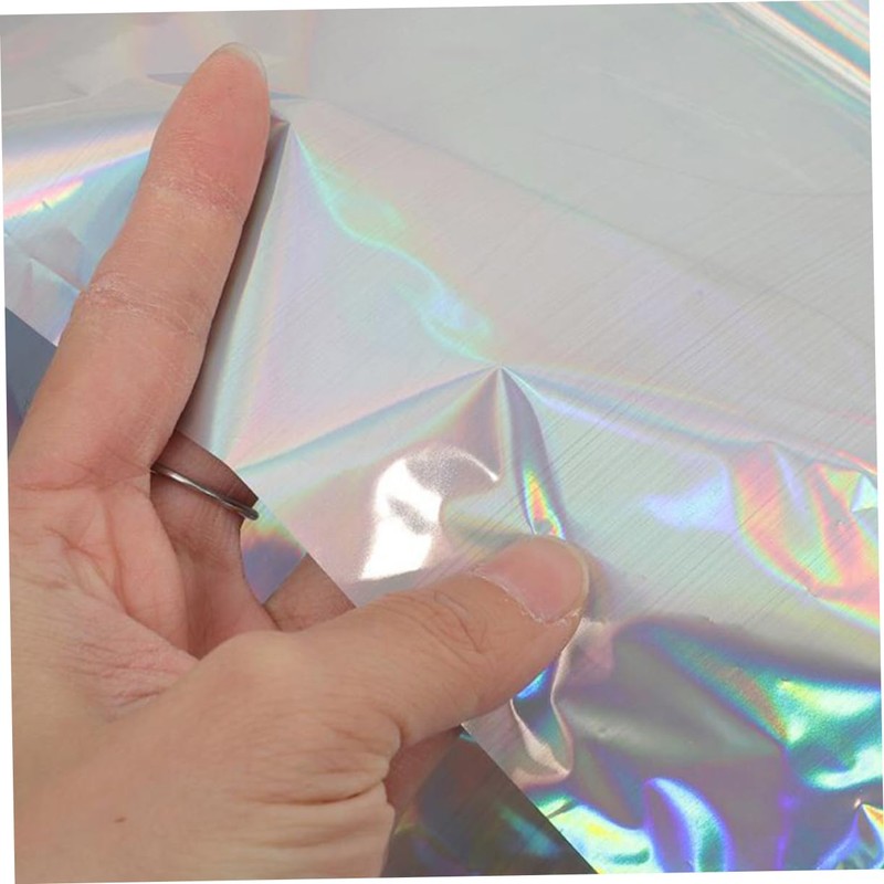 Ciieeo 2pcs Iridescent Tablecloth Rectangle Table Cover Party Supplies for