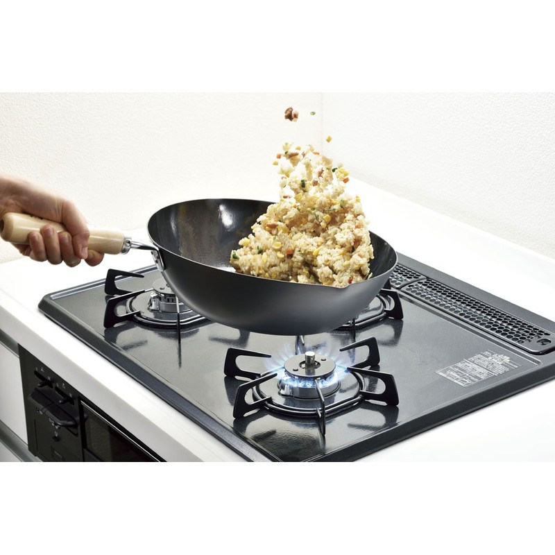 Yokoyama ETT-500 Tamagoyaki Large Induction Compatible, Iron, Nitrided, Tsubanjin Takumi