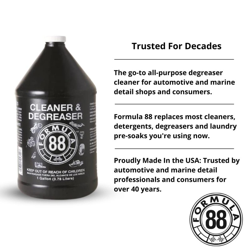 Formula 88 Cleaner & Degreaser | Multi Surface Car &