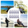 Drop Shot Weights - 10X Lead Sturdy Teardrop Shape Fishing