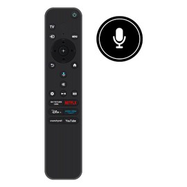 Voice Replacement Remote Commander Compatible with Sony Smart TV K-85XR80 K85XR80 K-65XR80 K65XR80 K-55XR80 K55XR80 K-77XR80 K77XR80 K-75XR80 K75XR80 K-75XR80C K75XR80C K-77XR80C K77XR80C K-65XR80C