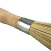 HugeDE 2 Pcs Traditional Natural Bamboo Wok Brushes Bamboo Pot