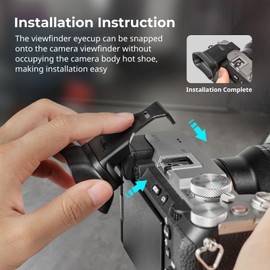 SMALLRIG A7CII A7CR - Visor de cámara con cordón pequeño, material de silicona suave, mejora la estabilidad de disparo, para Sony Alpha 7C II/Alpha 7CR - 4819