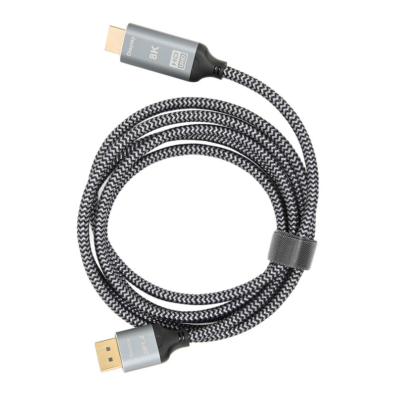 DisplayPort 1.4 to HD Multimedia Interface 2.1 Adapter Cable 8K