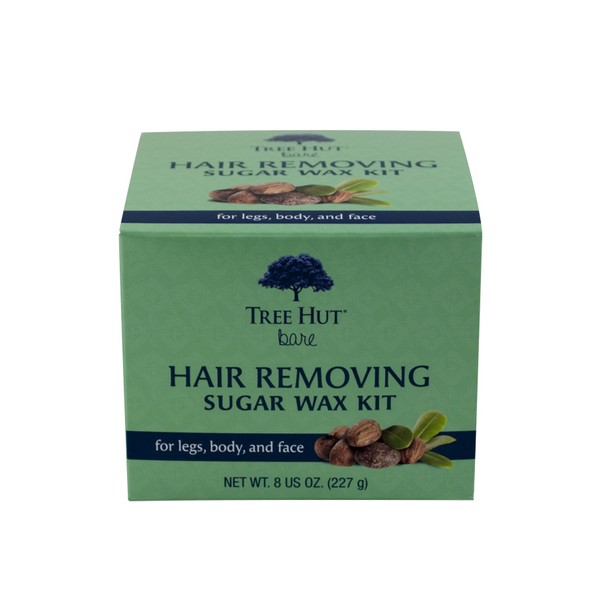 Tree Hut Bare Hair Removing Sugar Wax Kit, 8 Ounce