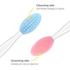 3 in 1 Lip Scrub Brush,Lip Applicators and Facial Pore