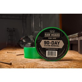 Ram Board Edge Tape - 90-Day Clean Removal - No Residue Anchoring Tape - 2" x 164'