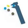 Beadalon Diapositiva 80 mm Calibre de Cuentas, plástico Econo
